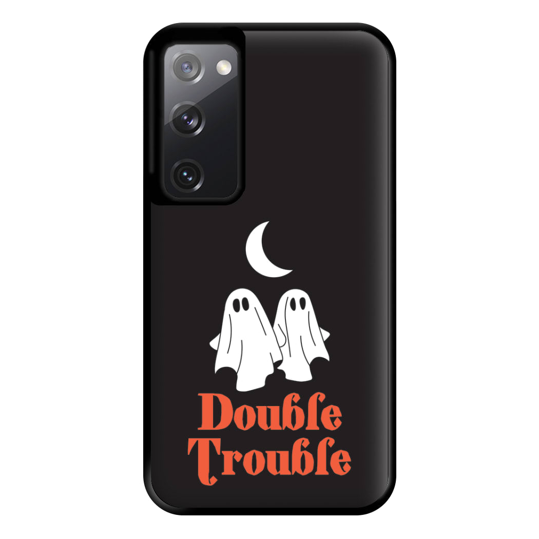 Double Trouble Black Phone Case for Galaxy S20FE