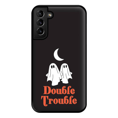 Double Trouble Black Phone Case for Galaxy S21 Plus