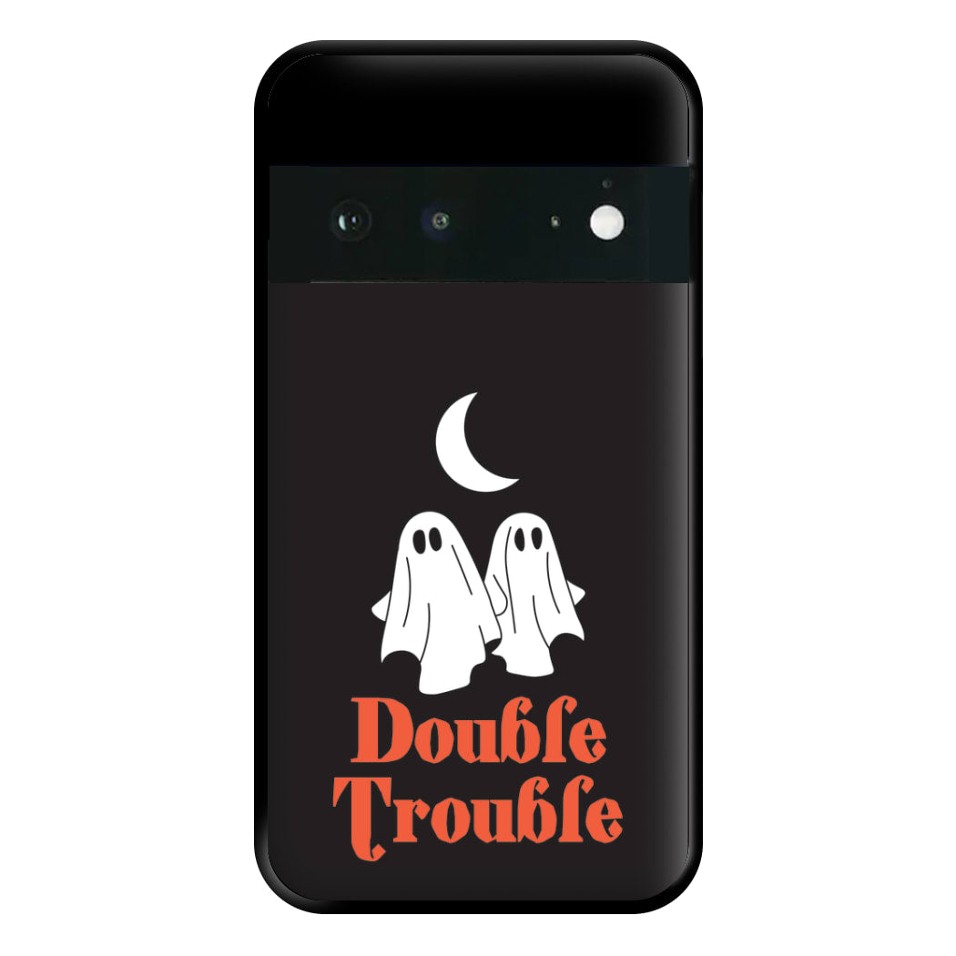 Double Trouble Black Phone Case for Google Pixel 6a