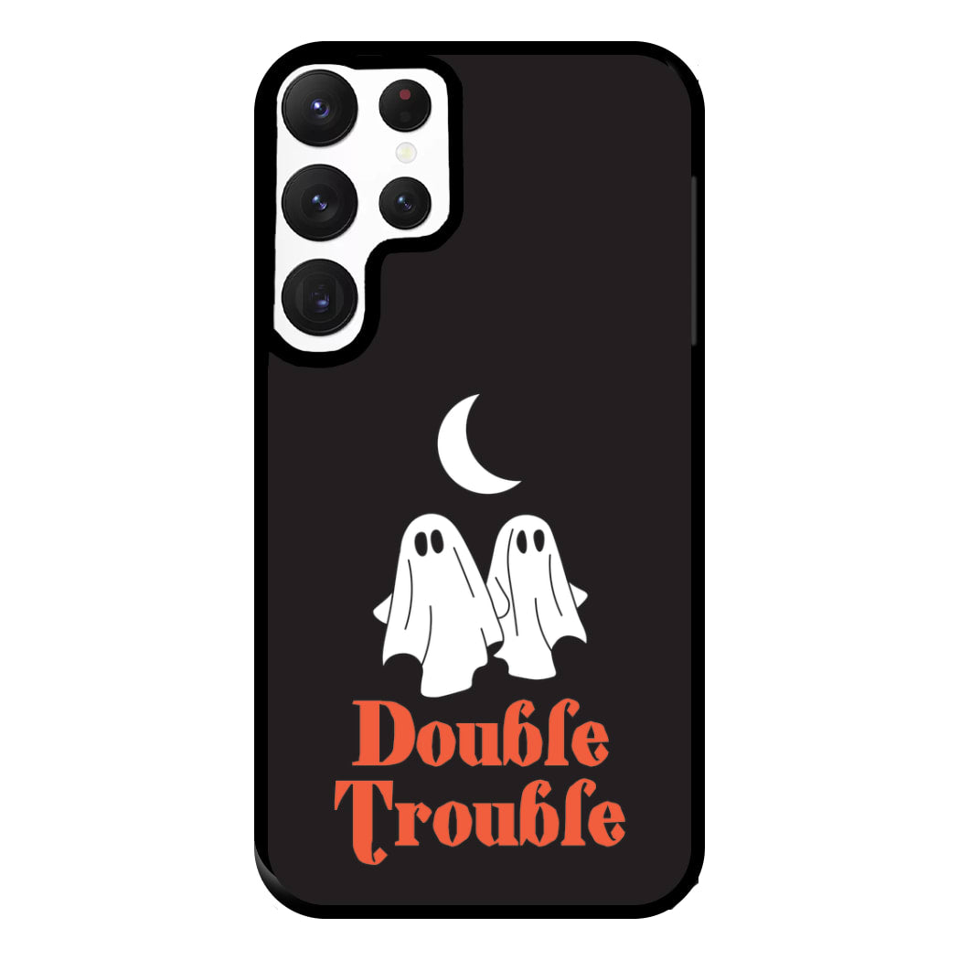 Double Trouble Black Phone Case for Galaxy S22 Ultra