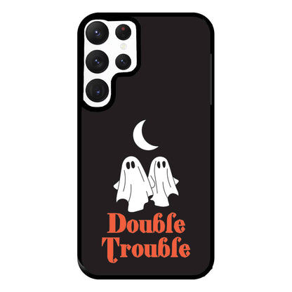 Double Trouble Black Phone Case for Galaxy S22 Ultra