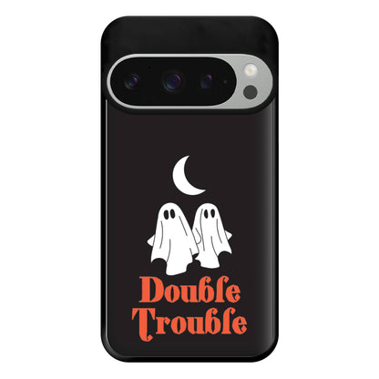 Double Trouble Black Phone Case for Google Pixel 9 Pro XL