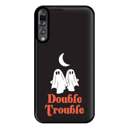 Double Trouble Black Phone Case for Huawei P20 Pro