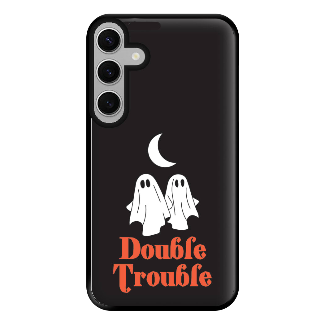 Double Trouble Black Phone Case for Galaxy S24FE