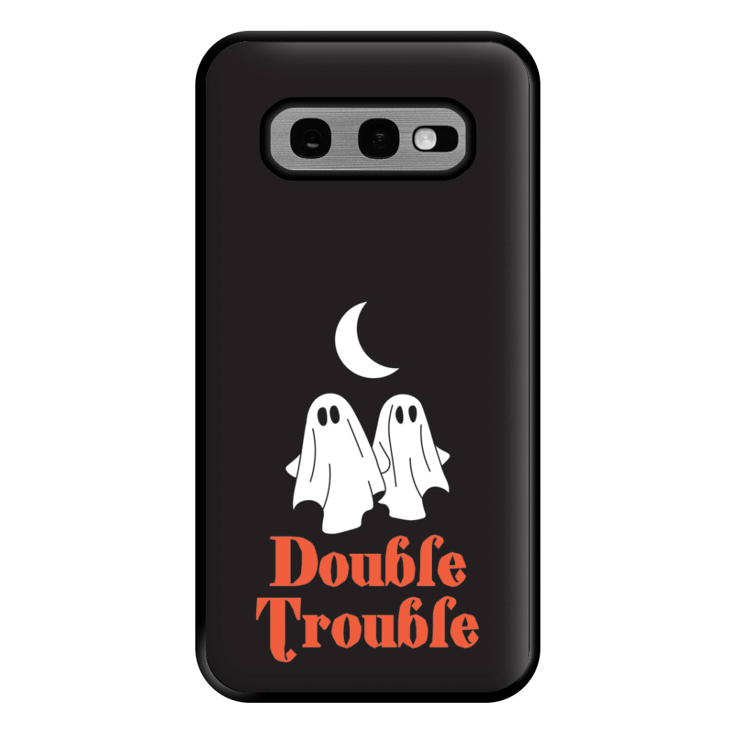 Double Trouble Black Phone Case for Galaxy S10e