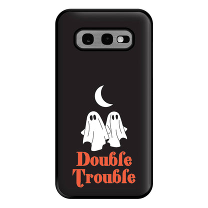 Double Trouble Black Phone Case for Galaxy S10e