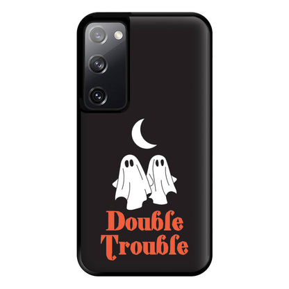 Double Trouble Black Phone Case for Galaxy S20