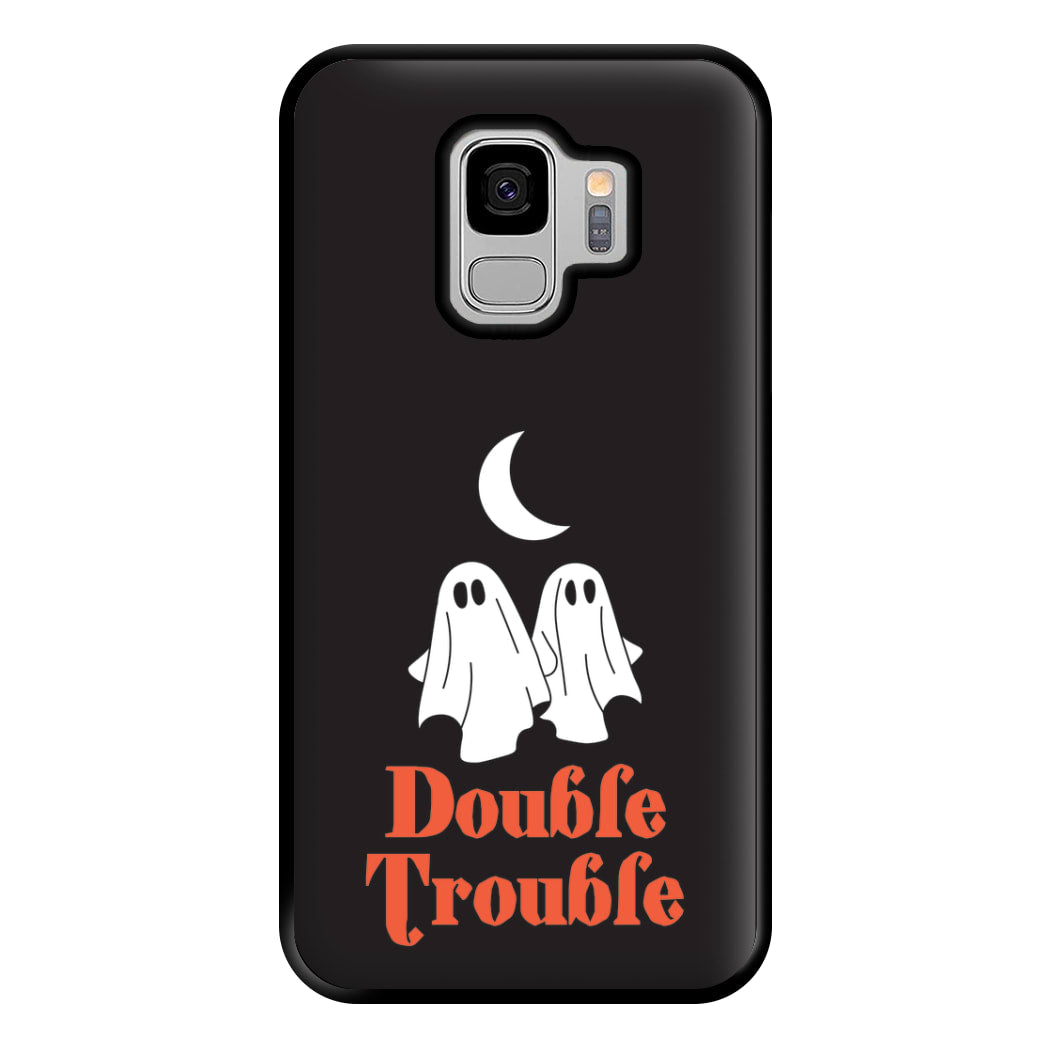 Double Trouble Black Phone Case for Galaxy S9 Plus