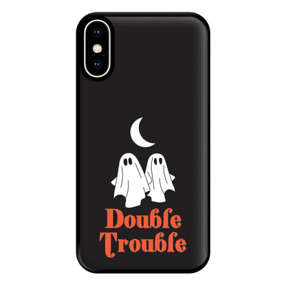 Double Trouble Black Phone Case for iPhone XS Max