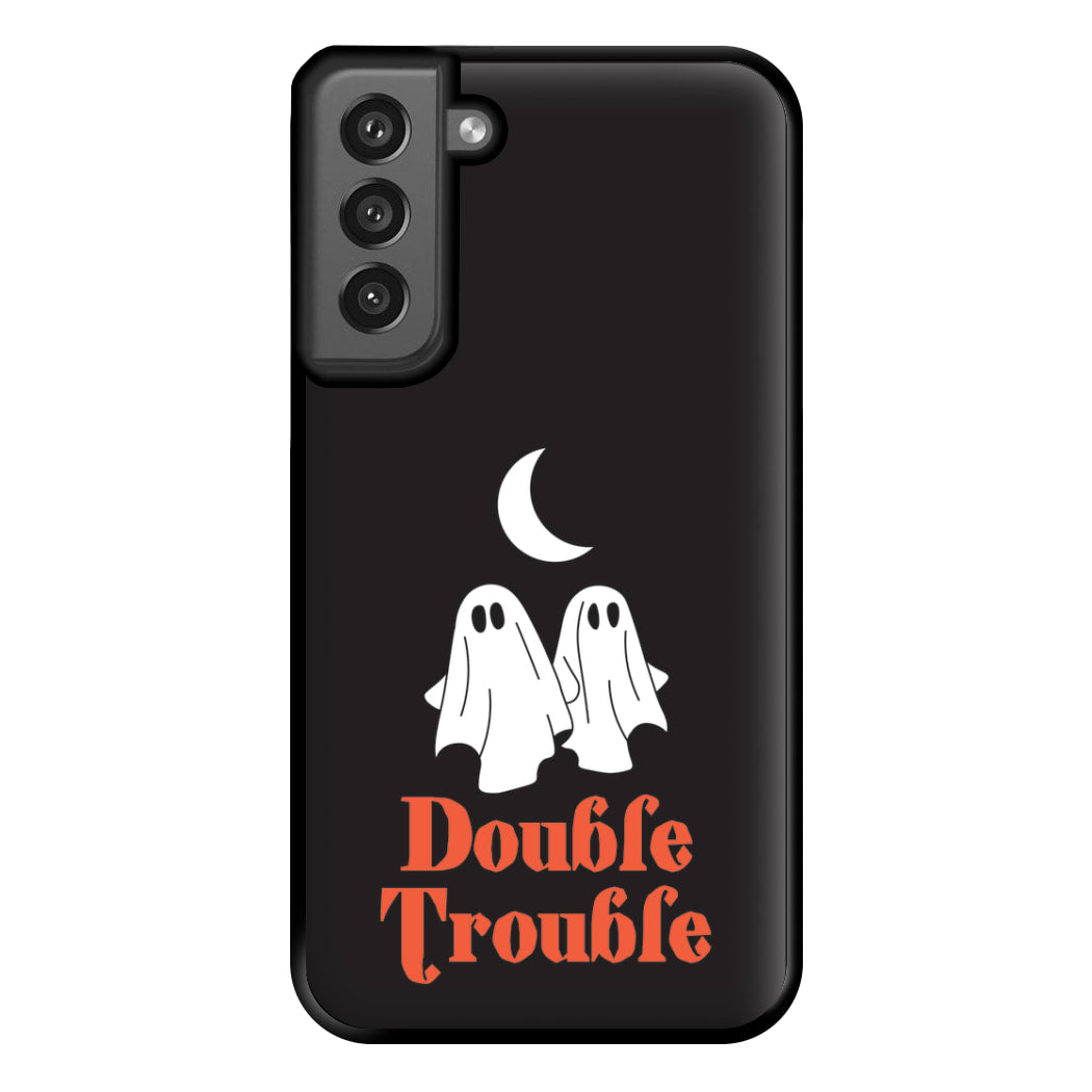 Double Trouble Black Phone Case for Galaxy S21FE