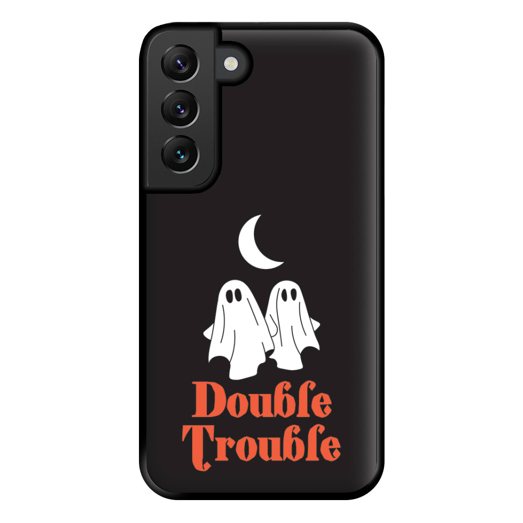 Double Trouble Black Phone Case for Galaxy S22 Plus