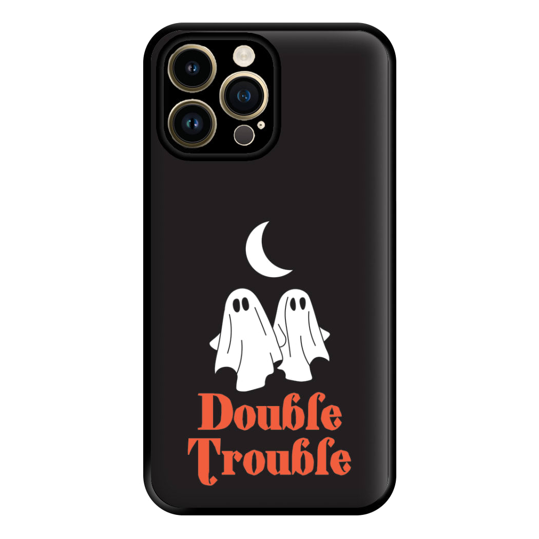 Double Trouble Black Phone Case for iPhone 14 Pro Max