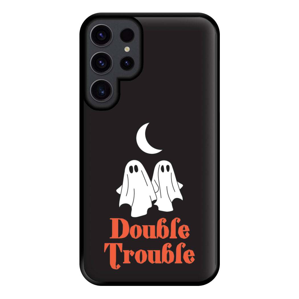 Double Trouble Black Phone Case for Galaxy S23 Ultra