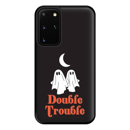 Double Trouble Black Phone Case for Galaxy S20 Plus