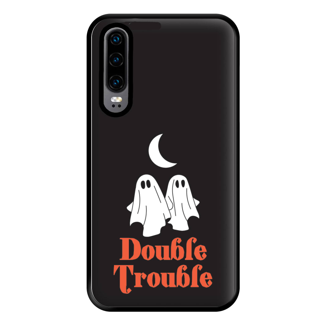 Double Trouble Black Phone Case for Huawei P30