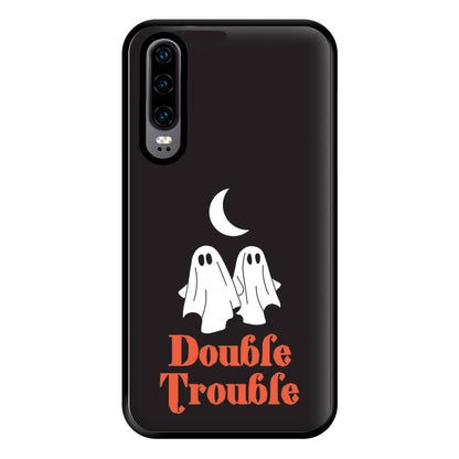 Double Trouble Black Phone Case for Huawei P30