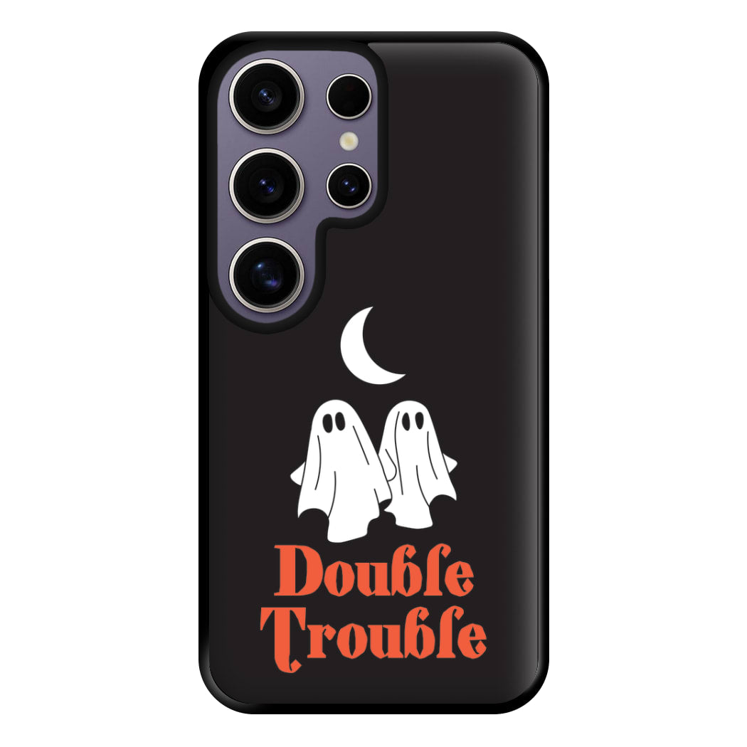 Double Trouble Black Phone Case for Galaxy S25 Ultra