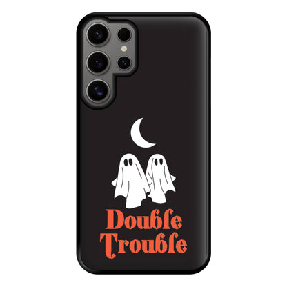 Double Trouble Black Phone Case for Galaxy S24 Ultra