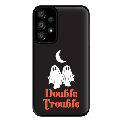 Double Trouble Black Phone Case for Galaxy A33