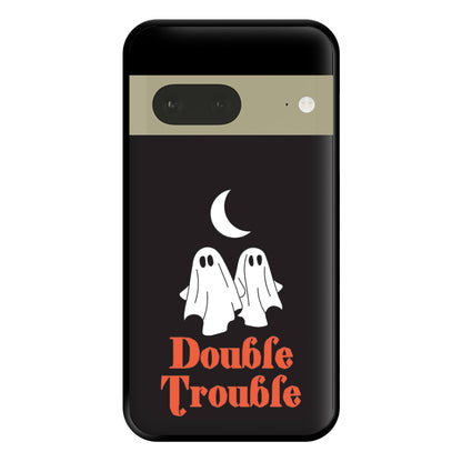 Double Trouble Black Phone Case for Google Pixel 7a