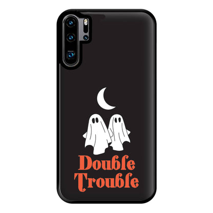 Double Trouble Black Phone Case for Huawei P30 Pro