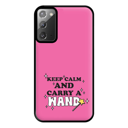 Keep Calm And Carry A Wand Phone Case for Galaxy Note 20 Ultra