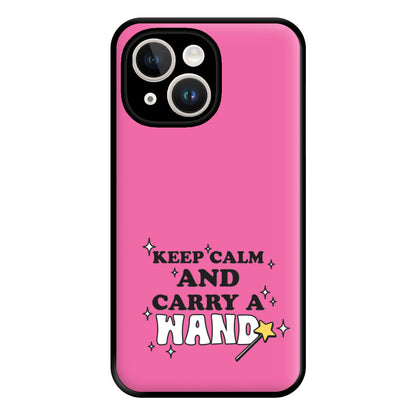 Keep Calm And Carry A Wand Phone Case for iPhone 14 Plus