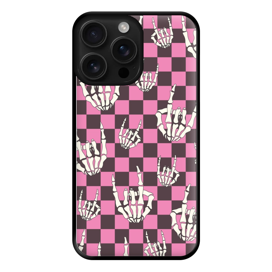 Rock On Skeleton Phone Case