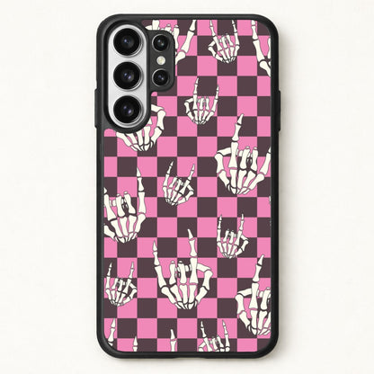 Rock On Skeleton Phone Case for Galaxy S26 Ultra