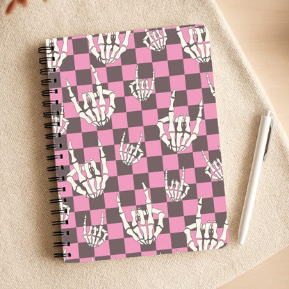 Rock On Skeleton Notepad