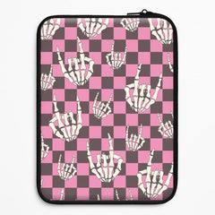 Rock On Skeleton Laptop Sleeve