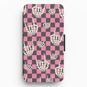 Rock On Skeleton Flip / Wallet Phone Case 1
