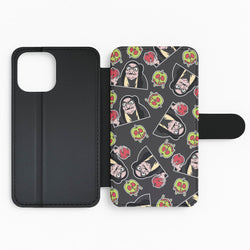Witch Pattern Flip Phone Case