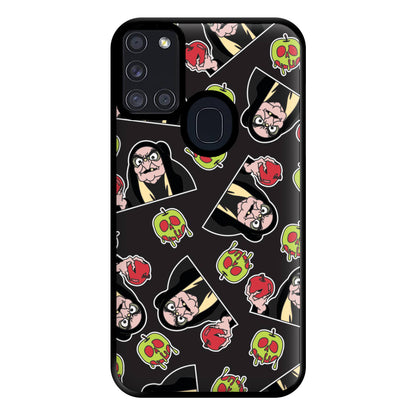 Witch Pattern Phone Case for Galaxy A21s