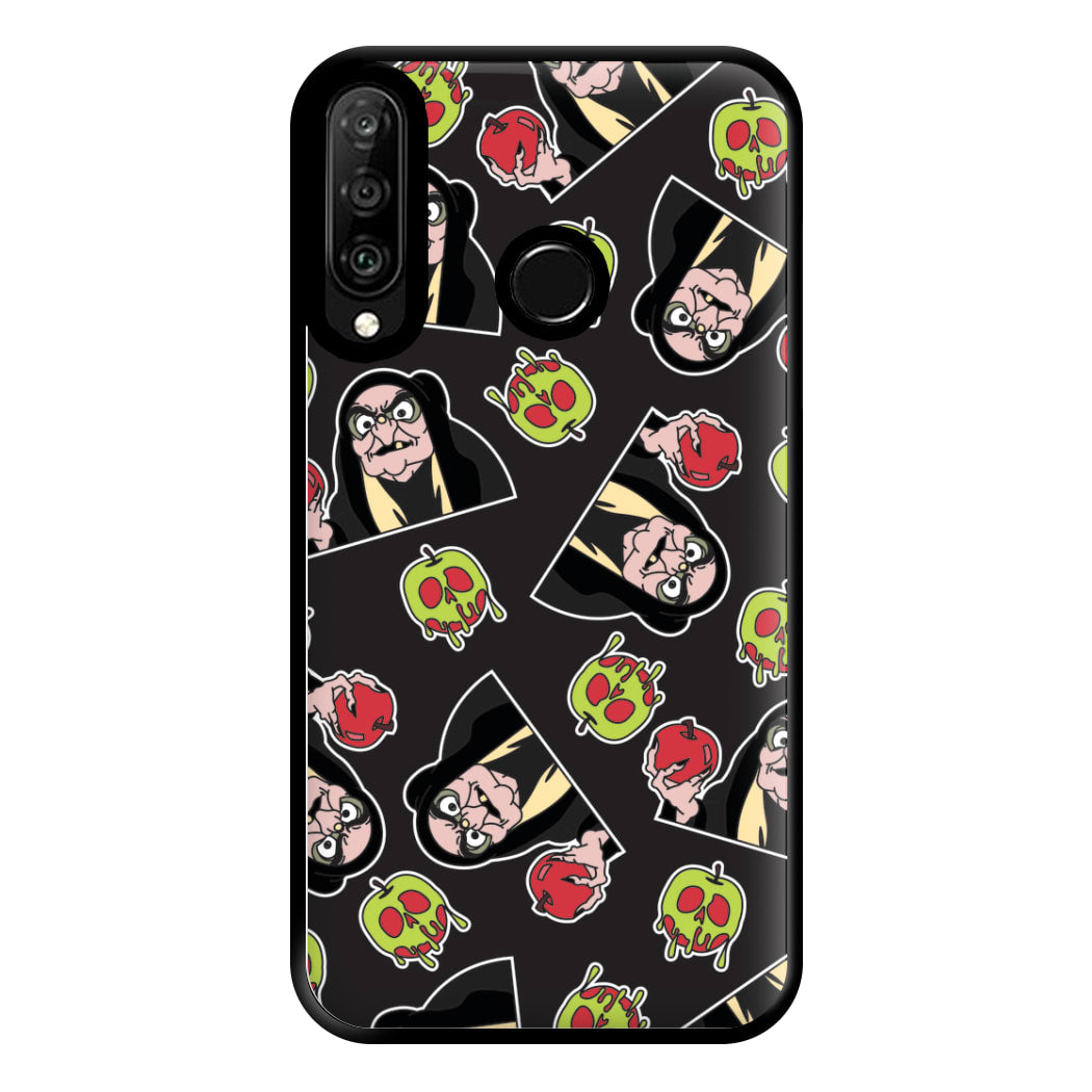 Witch Pattern Phone Case for Huawei P30 Lite