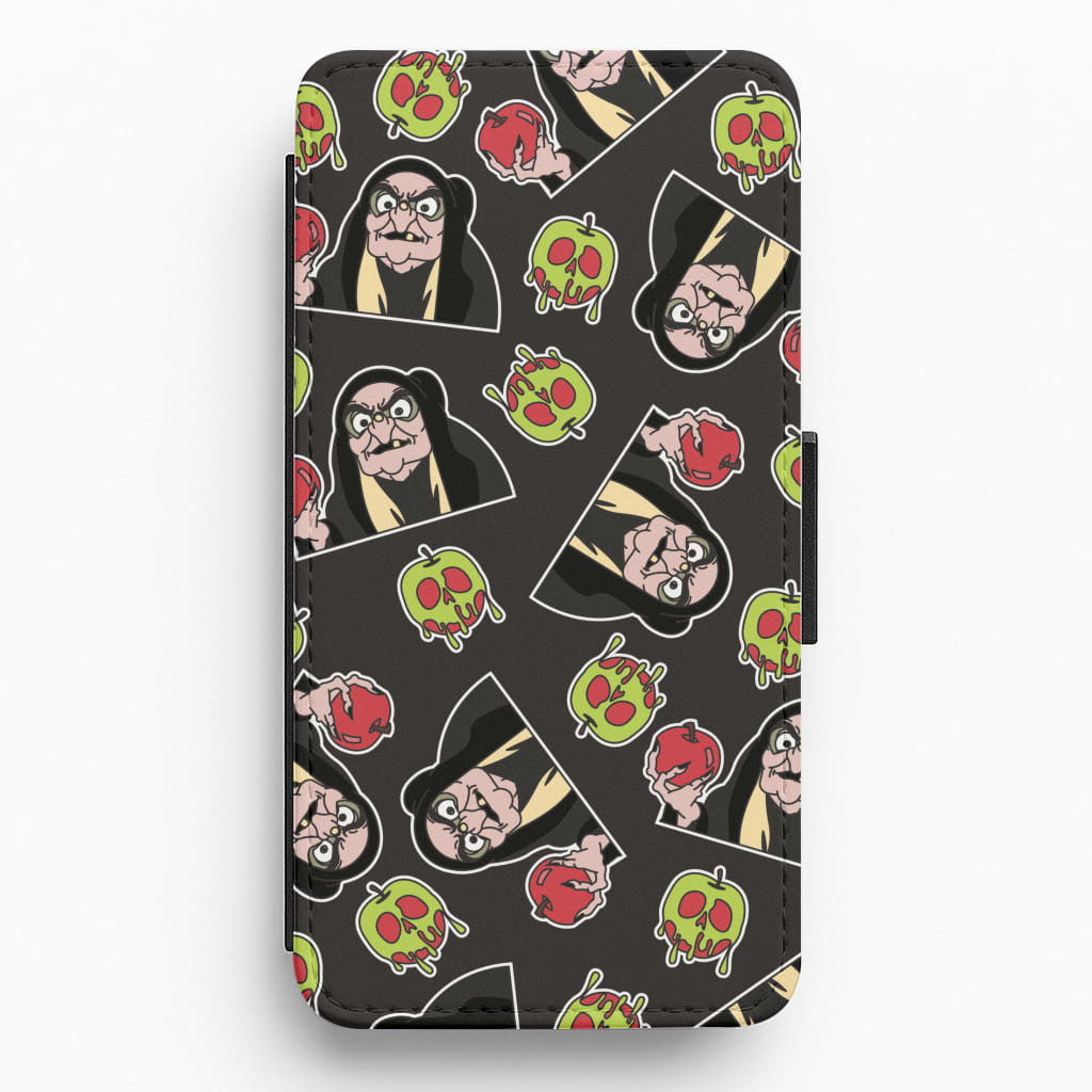 Witch Pattern Flip / Wallet Phone Case