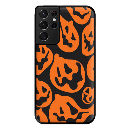 Pumpkin Pattern Phone Case for Galaxy S21 Ultra