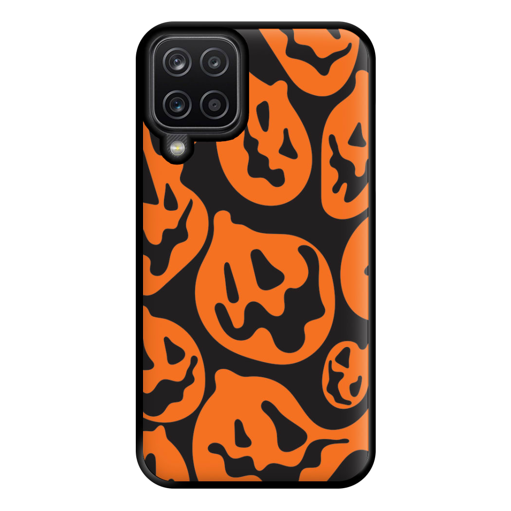 Pumpkin Pattern Phone Case for Galaxy A12