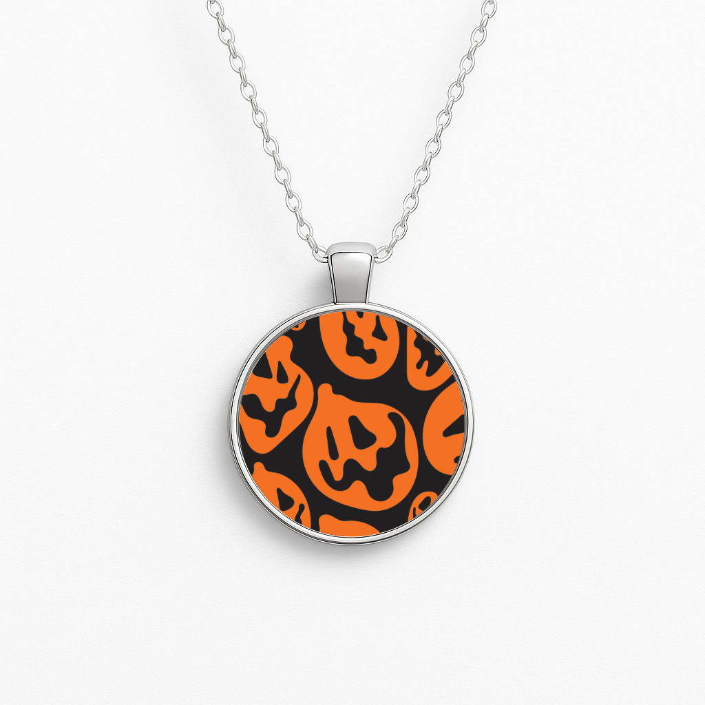 Pumpkin Pattern Necklace