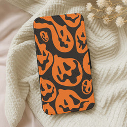Pumpkin Pattern Wallet Phone Case