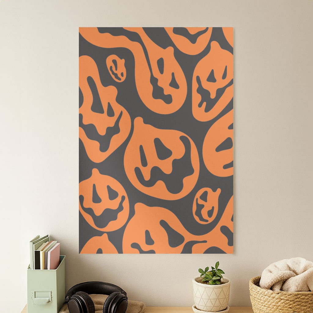 Pumpkin Pattern Poster