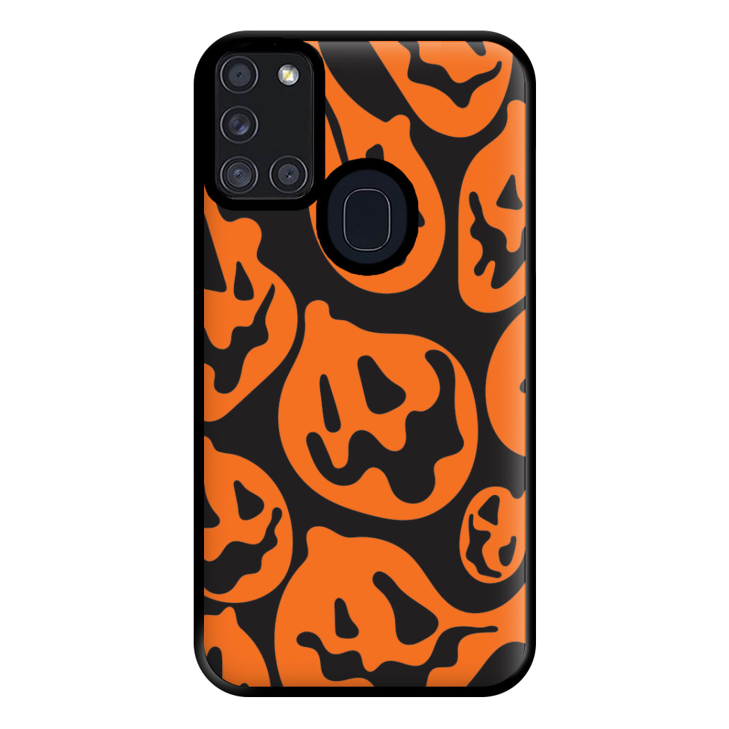 Pumpkin Pattern Phone Case for Galaxy A21s