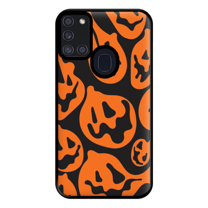 Pumpkin Pattern Phone Case for Galaxy A21s