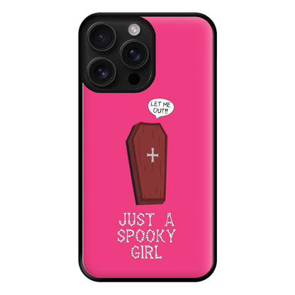 Just A Spooky Girl Phone Case for iPhone 16 Pro Max