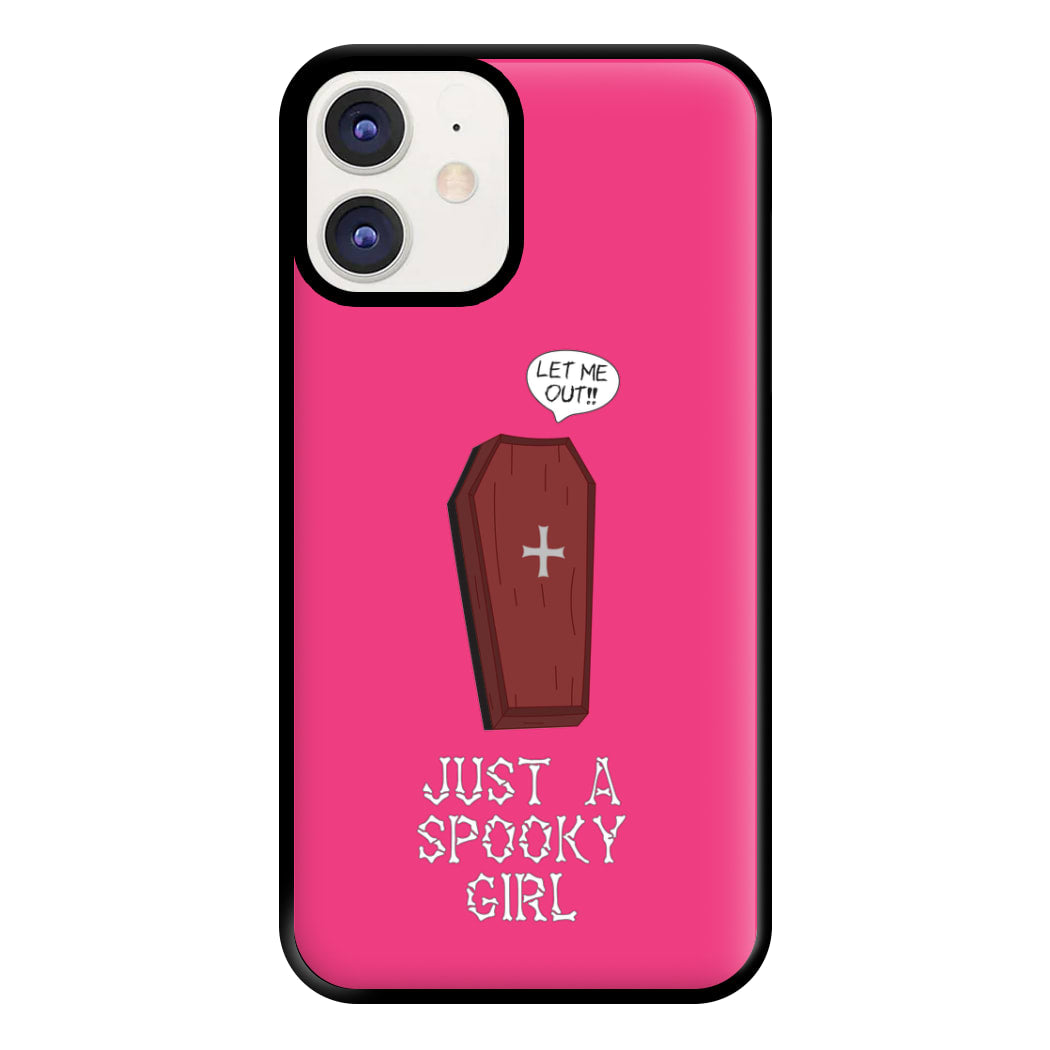 Just A Spooky Girl Phone Case for iPhone 12 / 12 Pro