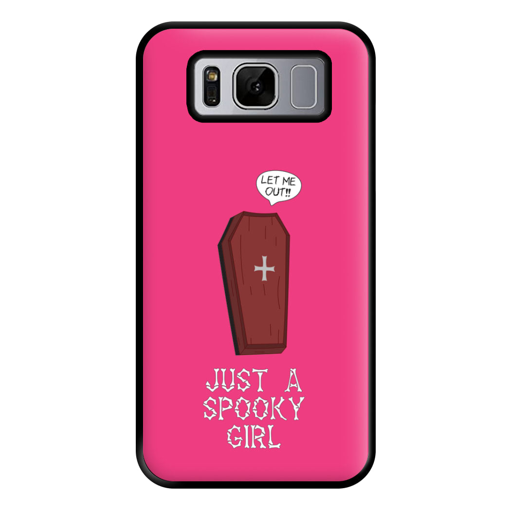 Just A Spooky Girl Phone Case for Galaxy S8 Plus