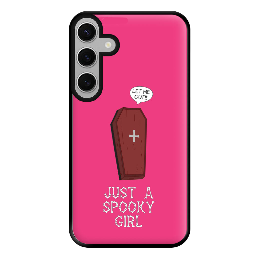 Just A Spooky Girl Phone Case for Galaxy S24FE