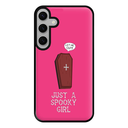 Just A Spooky Girl Phone Case for Galaxy S24FE