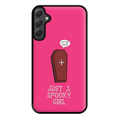 Just A Spooky Girl Phone Case for Galaxy A34