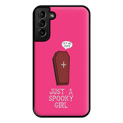 Just A Spooky Girl Phone Case for Galaxy S21 Plus